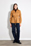 Belted Canvas Shirt Jacket - Camel - 2