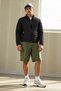 Men's Casual Stand Collar Black Puffer Jacket - 3