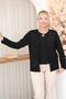 Plus Size Sequin Embroidered Cardigan and Tank Top Set - 5