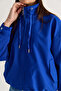Women's Saks Oversize Stand Collar Zippered Bomber Jacket 2854 60286591 - 7