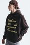 Oversize Printed Washable Sweatshirt - 4