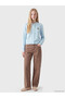 Alita City Farkıyla Xside Blue Knitwear Embroidered Women's Cardigan - 2