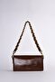 Envelope Cover Rotary Lock Shoulder Bag Brown - 2
