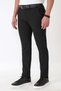 Slim Fit Side Pocket Stretchy Wool Black Trousers P 1232 - 4