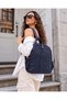 Women's Washable Soft Leather Large Size Luxury Design Backpack Size: 35 X 31 cm Shopper - 5