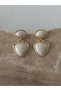 Gold Framed Colorful Dangle Earrings