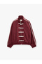 Frog Closure Zipper Pocket High Collar Long Sleeve Jacket - 5