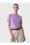 Alita City Lcw Comfort Lilac Knitwear Plain Oval Neck Women's Sweater