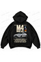 Bmw M4 G82 Front and Back Printed Oversize Boxy Hoodie