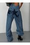 Trend Special Design Star Piece Detail Loose Fit Palazzo Jean Denim Pants-Trending Special Design Star Piece Detail Loose Fit Palazzo Jean Denim Pants - 8