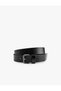 Faux Leather Belt with Metal Buckle
