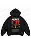 Sergio Perez F1 Printed Oversize Boxy Hooded Sweatshirt