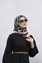 وشاح من الفوال بنمط الفسيفساء 90x90 سم - 2