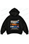 Mclaren 720S Printed Oversize Boxy Hooded Hoodie Sweatshirt