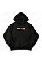 Bmw M4 F82 Printed Black Oversize Boxy Hoodie Sweatshirt - 2