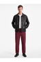 Cotton Comfortable Fit Jean Trousers with Elastic Waist, Laces and Pockets