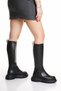 Women's Thick Sole Zippered Boots - 5