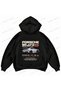 Porsche 911 Gt3 Rs Printed Oversize Boxy Hooded Sweatshirt
