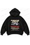 Porsche 911 Gt3 Rs Printed Oversize Boxy Hooded Hoodie Sweatshirt