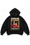 Carlos Sainz F1 Graphic Printed Oversize Boxy Hooded Sweatshirt