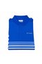 Men's Striped Polo T-Shirt – Performance & Style, Blue - 3