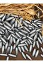 12 mm Imported Barley Model Silver Gray Wooden Beads Hole Diameter 3mm (25 Gr 45 Pieces) Bag Jewelry Bracelet - 2