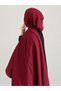 Plain Color Cotton Soft Shawl Burgundy Color - 2