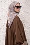 Lin Puanlı Voile Scarf 90X90 cm