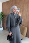 Salda Cape Dress Smoked - 4