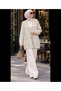 Women's Buttoned Double Pocket Loose Oversize Long Sleeve Knitwear Cardigan - 5