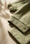 Liva Bebek Khaki Green 3-Piece Set - Hooded Ribbed Cardigan, Giraffe Embroidered Bodysuit and Comfortable Cut Bottom Pants - 5