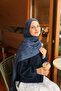 Talia Kibrit Pattern Jacquard Shawl