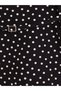 Black Belted Polka Dot Crepe Mini Skirt - 7