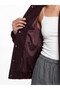 Two Mt Shop Quality Lcw Vision Plum High Collar Women's Teddy Coat - 4