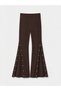 Brown Easy-To-Wear Girls' Leggings - 2
