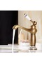 Rustic Antique Washbasin Faucet Bathroom Tap Aged Porcelain Processing Fixture Authentic Copper Retro - 5