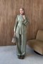 Yelda Waist Belted Suit Khaki - 2