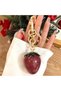Mr Fruit Figured Shiny Stone Keychain and Bag Accessory – Apple, Strawberry, Cherry - 3