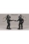 Biker Figure Keychain Set with Helmets for Couples – 2-Piece 3D Printing Lover Gift for Women and Men - 4