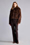 Regular Fit Faux Fur Brown Women's Jacket I0270Ax/Bn530 - 2
