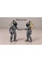 Couples' Special Biker Figure Keychain Set with Helmets - Blonde Woman and Man 2-Piece 3D Printing