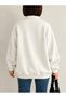 New Season 3 Threaded Combed Cotton Half-Zipper Christmas Themed Sweatshirt - 4