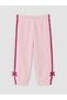 Pink Bowknot Girls' Tracksuit Set - 7