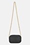Women Brand Logo Camera Bag, Black - 4