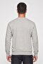 Men Sportswear Fit Long Sleeve Outdoor Sweatshirt, Grey - 4