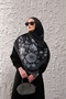 Lin Puanlı Voile Shawl 70X195 cm