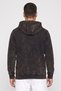 Men Sportswear Fit Long Sleeve Outdoor Hoodie, Washed Black - 4