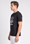 Men Sportswear Fit Short Sleeve Outdoor T-Shirt, Black - 3