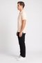 Men Regular Fit Embroidered Logo Short Sleeve Polo Shirt, Light Peach - 3