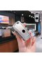 For Bmw 1 3 5 7 Series F30 F25 F20 F18 F16 F15 F10 & X1 X3 X4 X5 X6 Stone-Edged Tpu Key Case Cover (White)